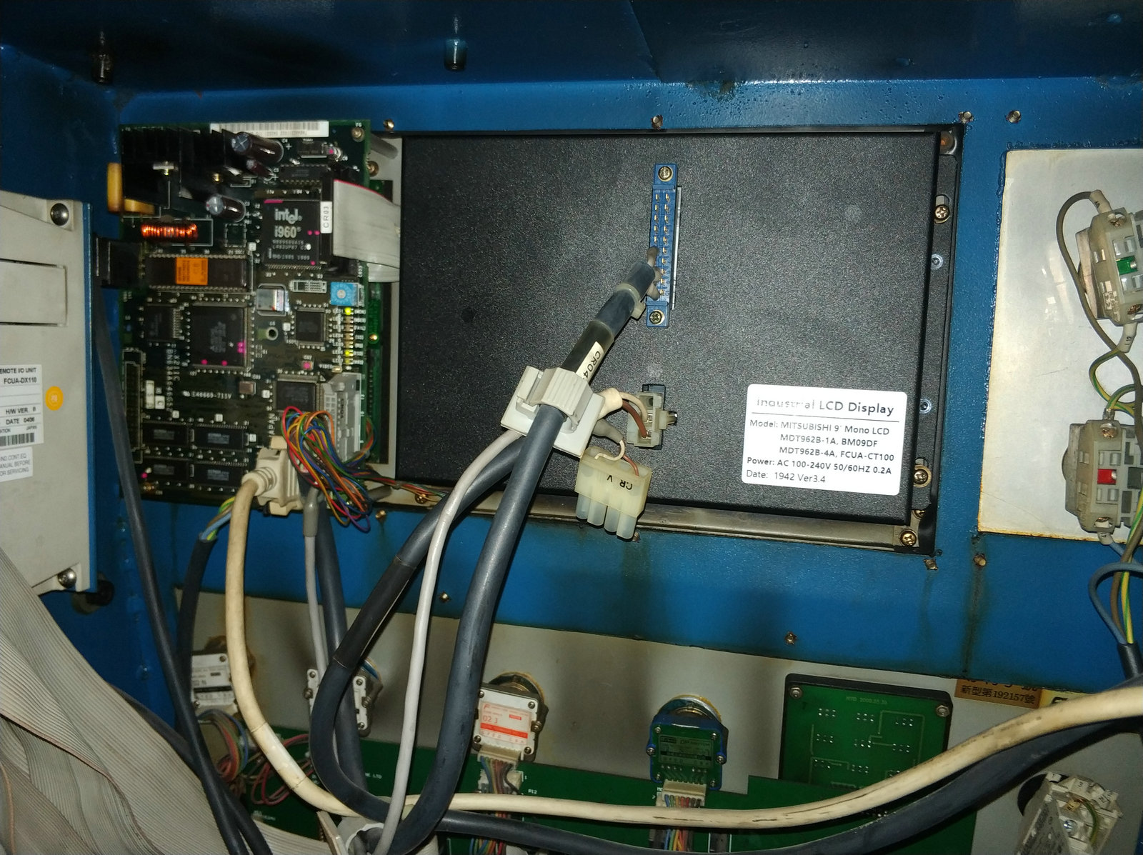 FCUA-CT100 MDT962B TFT替代安装效果