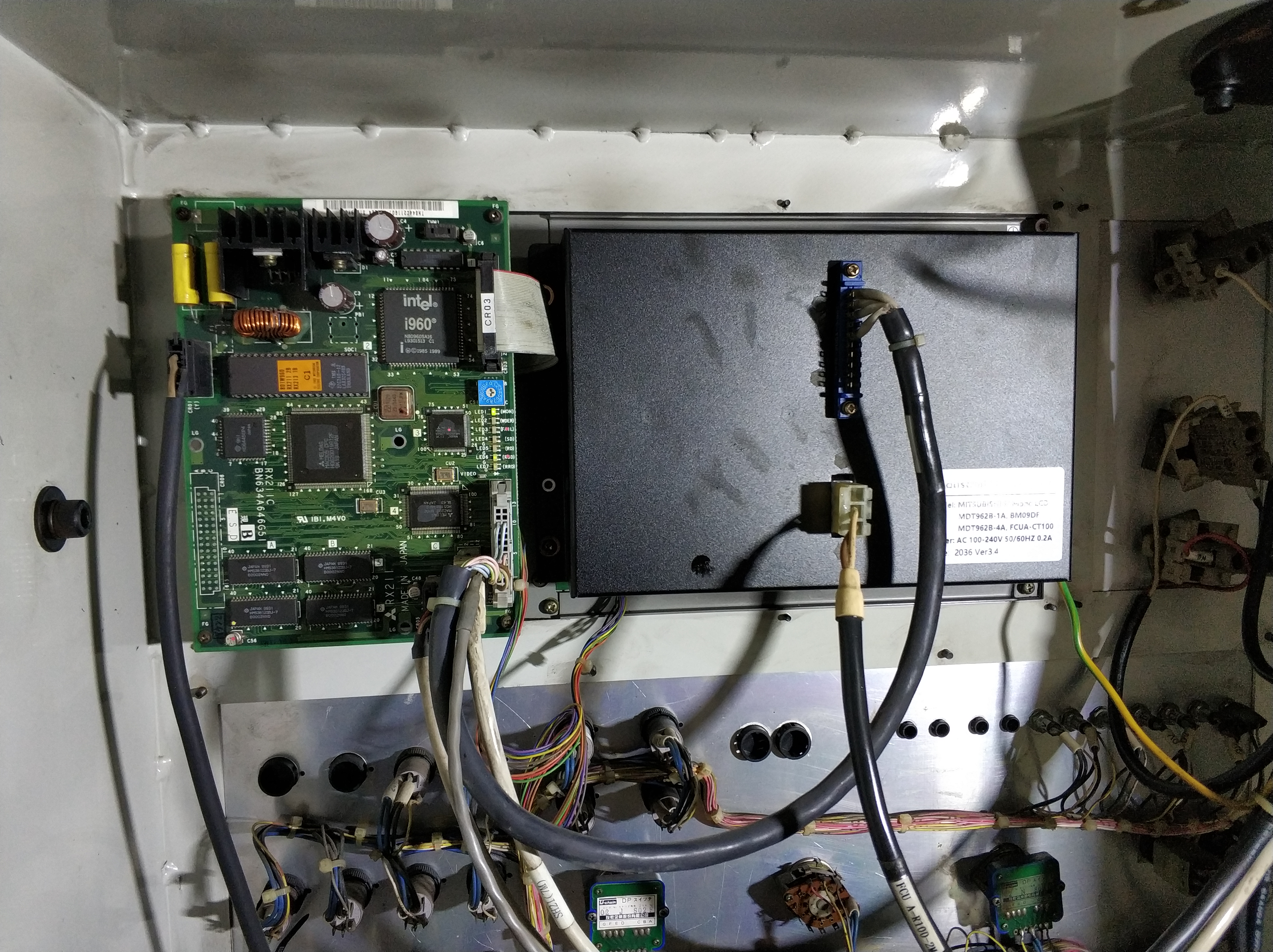 MDT962B TFT替代屏安装实拍效果